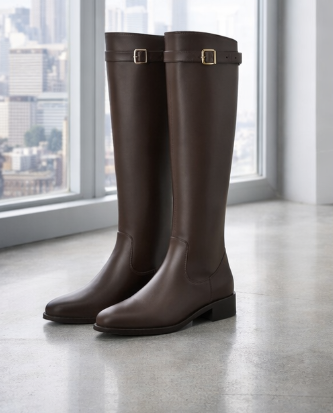 Elegant Equestrian Knee-High Boots