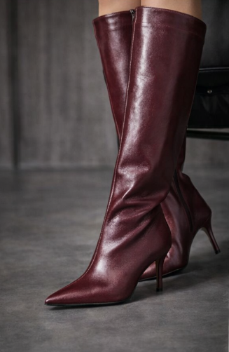 Tall Stiletto Heel Boots in Trending Colors
