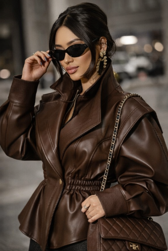 The Noire Luxe Leather Jacket