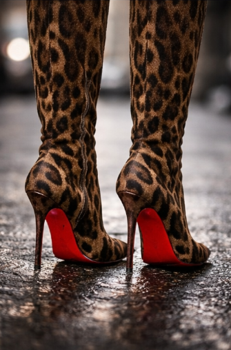 Wild Desire Leopard Thigh-High Stiletto Boot