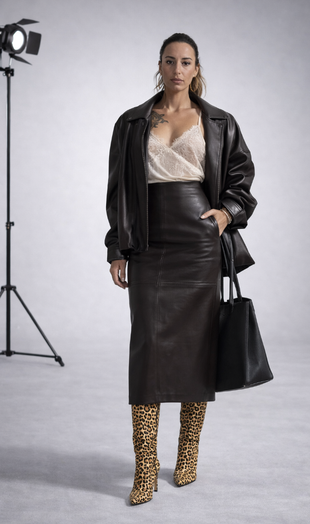 Pointed Toe Vegan Knee-High Stiletto Boot